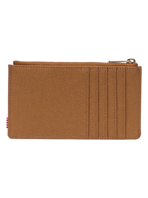 OSCAR Flaches Kartenetui mit M&uuml;nzfach bronzebraun - Brieftaschen Damen