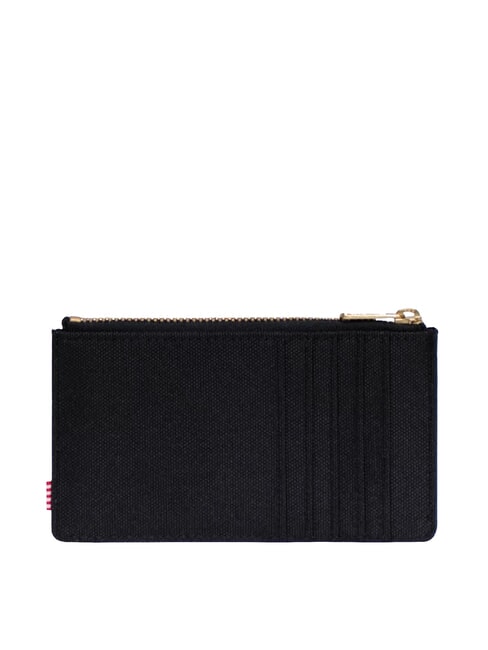 OSCAR Flaches Kartenetui mit M&uuml;nzfach SCHWARZ - Brieftaschen Damen