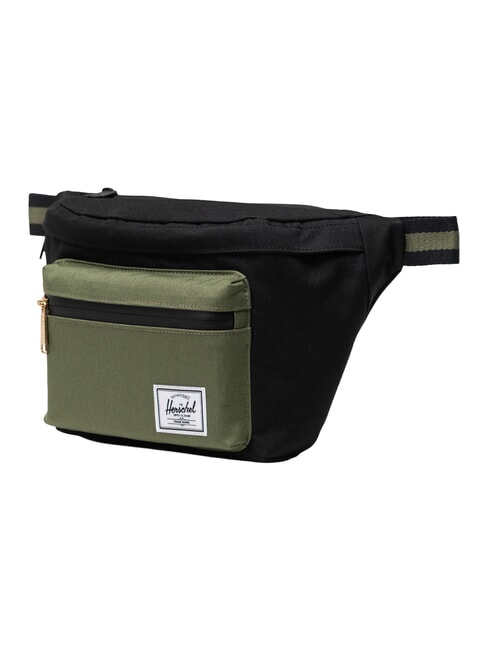 POP QUIZ G&uuml;rteltasche mit Tasche Schwarzklee/Vierbl&auml;ttriges Kleeblatt - H&uuml;fttaschen