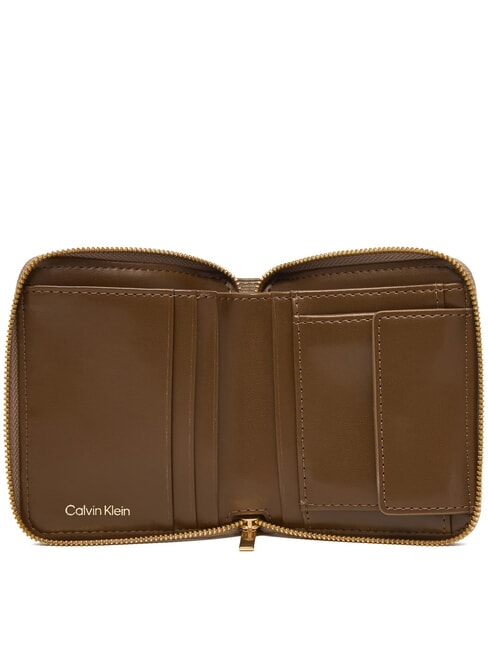 COATED EMBLEM Kleine Geldb&ouml;rse Desert Taupe AOP - Brieftaschen Damen