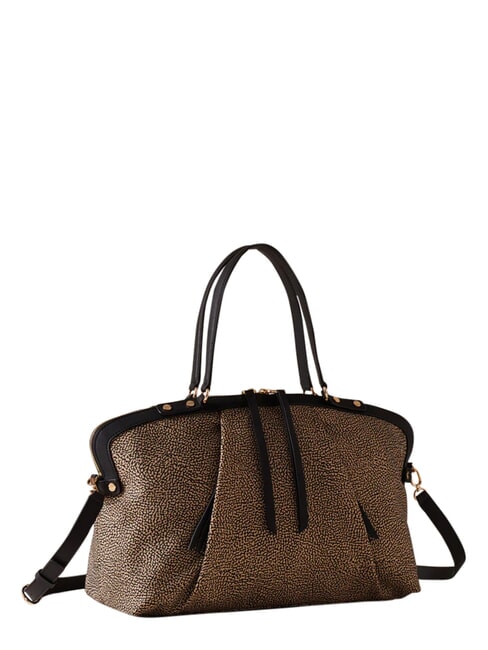 FRAME Gep&auml;cktasche mit Schultergurt OP / NATUR / SCHWARZ - Damentaschen