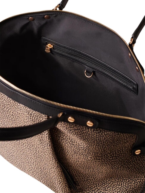 FRAME Gep&auml;cktasche mit Schultergurt OP / NATUR / SCHWARZ - Damentaschen