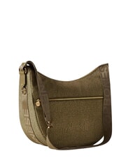 BORBONESE LUNA M Schultertasche Olive - Damentaschen - 3