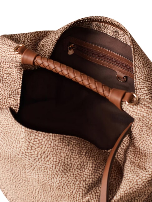 PLIE Mittelgro&szlig;e Hobo-Tasche beiger Meer - Damentaschen