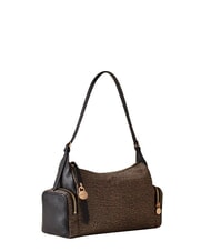 BORBONESE POCHE Umh&auml;ngetasche OP / NATUR / SCHWARZ - Damentaschen - 3