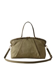 BORBONESE FRAME Gep&auml;cktasche mit Schultergurt Olive - Damentaschen - 2