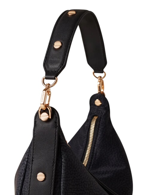 FRAME Hobo-Tasche, Mini-Tasche, Schultertasche dunkles Schwarz - Damentaschen