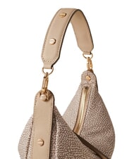 BORBONESE FRAME Hobo-Tasche, Mini-Tasche, Schultertasche Sand - Damentaschen - 5