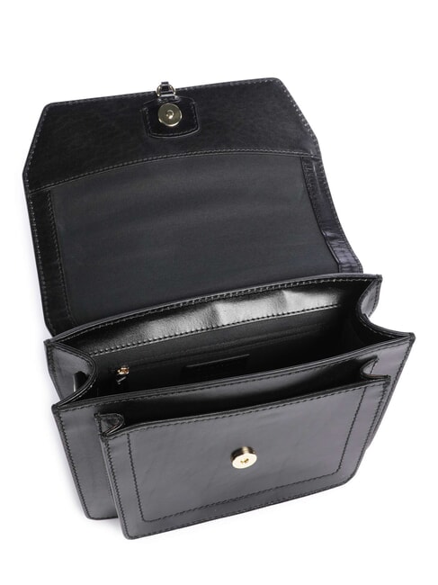 ELBA Schultertasche aus Leder Schwarzes Gold - Damentaschen