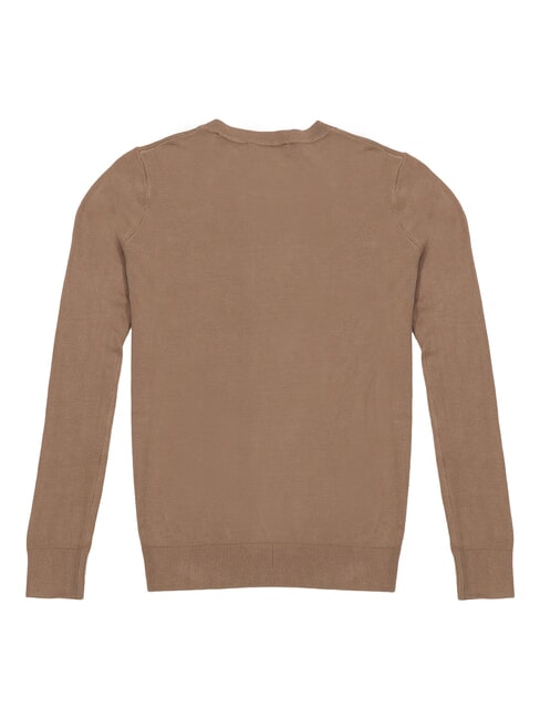 SAYLOR LOGO  Pullover Seide Taupe - Damenpullover