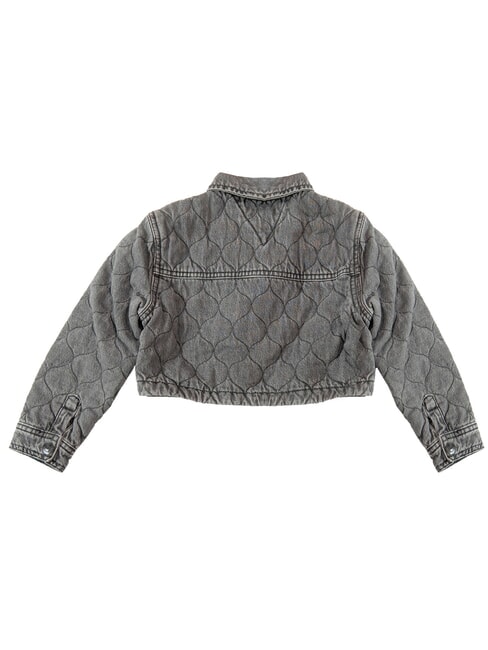 TH KIDS M&auml;dchenjacke gewaschenes Schwarz - Kinder Jacken