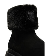 BLAUER KIMMEL Winterstiefel aus Leder SCHWARZ - Damenschuhe - 4