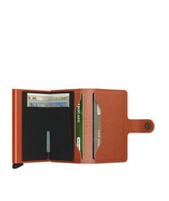 SECRID CRISPLE Geldb&ouml;rse mit Druckknopf-Kartenhalter K&uuml;rbis - Brieftaschen Herren - 3