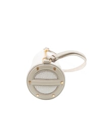 BORBONESE VIS-A-VIS Kleine Umh&auml;ngetasche wei&szlig;e Baumwolle - Damentaschen - 4