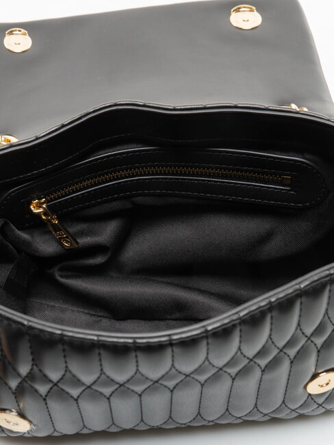 BUBBLY LOVE Mini-Schultertasche / Umh&auml;ngetasche Schwarz - Damentaschen