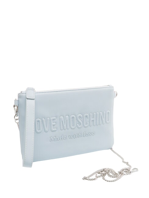 SIGNATURE LOVE Clutch mit Schulterriemen hellblau - Damentaschen