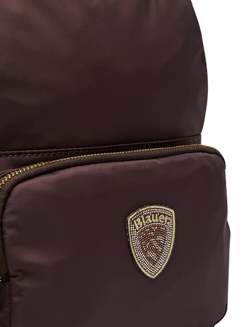 TWENTYFOUR Rucksack mit mehreren F&auml;chern Dunkelbraun - Damentaschen