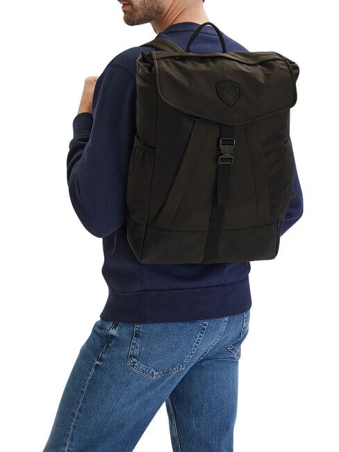 DIAGONAL Unisex-Rucksack SCHWARZ - Rucks&auml;cke f&uuml;r Schule &amp; Freizeit