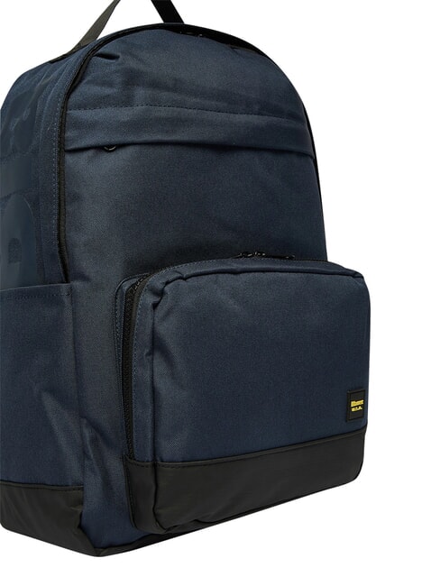 ESSENTIAL Rucksack mit mehreren F&auml;chern NAVY BLAU - Rucks&auml;cke f&uuml;r Schule &amp; Freizeit