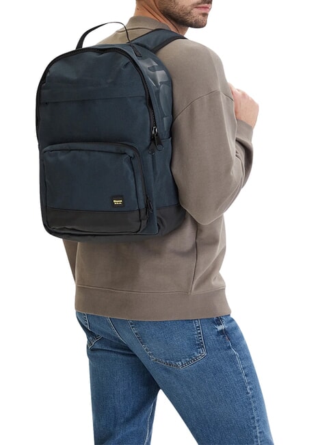 ESSENTIAL Rucksack mit mehreren F&auml;chern NAVY BLAU - Rucks&auml;cke f&uuml;r Schule &amp; Freizeit