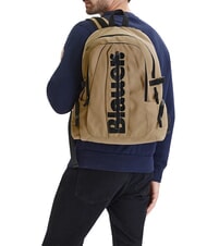 BLAUER SPLASH Freizeitrucksack mit mehreren F&auml;chern Beige - Rucks&auml;cke f&uuml;r Schule &amp; Freizeit - 6