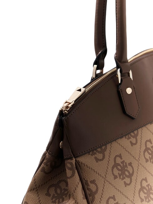 BERTA Handtasche Latte-Logo / braun - Damentaschen