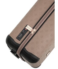 GUESS WILDER 18 Handgep&auml;cktrolley Taupe-Logo - Handgep&auml;ck - 5