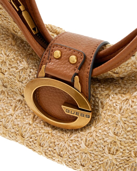 CAMDEN Umh&auml;ngetasche natur / cognac - Damentaschen