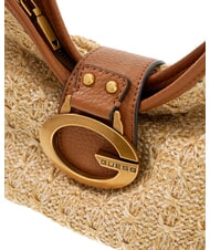 GUESS CAMDEN Umh&auml;ngetasche natur / cognac - Damentaschen - 3