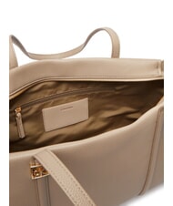 CALVIN KLEIN HARDWARE EMBLEM PEBB Einkaufstasche W&uuml;stentaupe - Damentaschen - 5