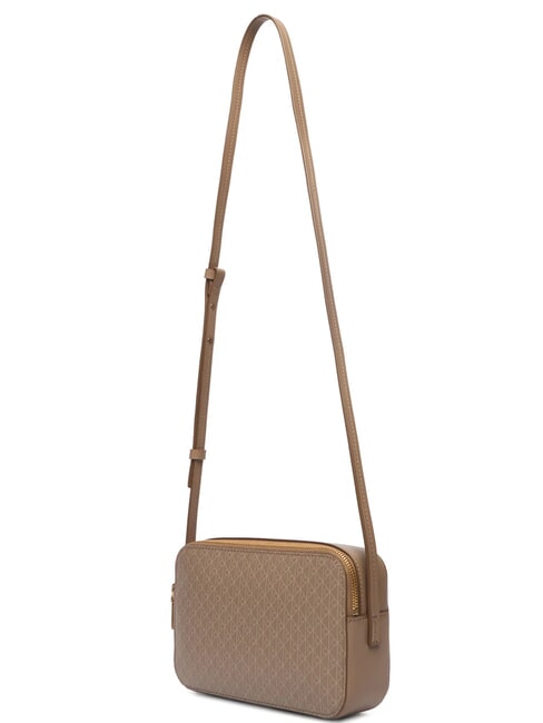 COATED EMBLEM Mini-Schultertasche Desert Taupe AOP - Damentaschen