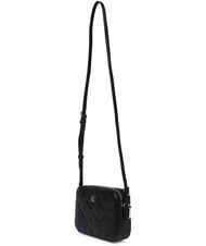 CALVIN KLEIN QUILTED EMBLEM Mini-Schultertasche auf Schwarz - Damentaschen - 3