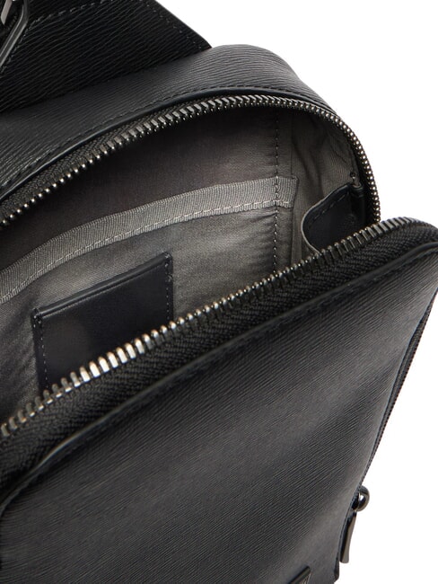 HARDWARE EMBLEM Umh&auml;ngetasche auf Schwarz - Umh&auml;ngetaschen Herren