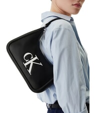 CALVIN KLEIN BOLD MONOGRAM Umh&auml;ngetasche Schwarz/Wei&szlig; - Damentaschen - 2