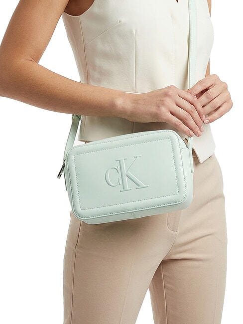 BOLD MONOGRAM Mini-Umh&auml;ngetasche fl&uuml;sterndes Blau - Damentaschen