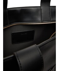 CALVIN KLEIN BOLD MONOGRAM Schulter-Eink&auml;ufer auf Schwarz - Damentaschen - 5