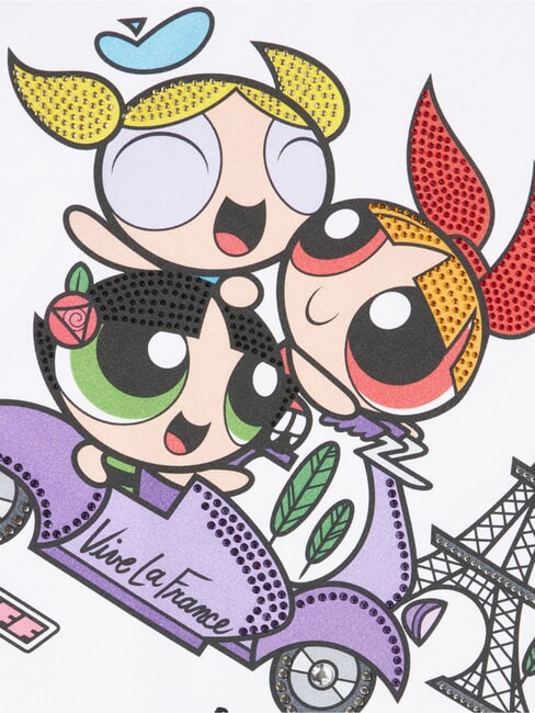 SUPERCHICCHE Kurzarm-T-Shirt Wei&szlig; - T-Shirts und Tops f&uuml;r Damen