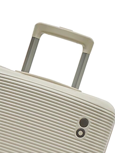 ULTIMA Erweiterbarer Hartschalen-Trolley Beige - Handgep&auml;ck