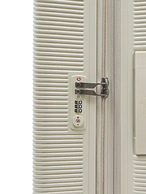 ULTIMA Mittelsteifer Wagen, ausziehbar Beige - Harte Trolleys