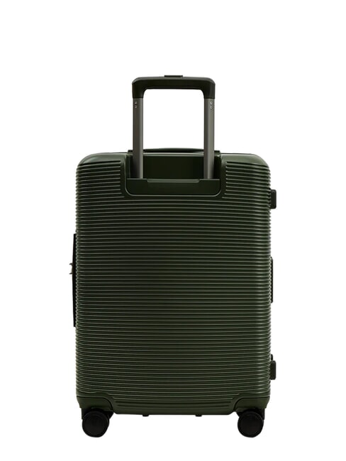 ULTIMA Erweiterbarer Hartschalen-Trolley tiefes Olivgr&uuml;n - Handgep&auml;ck
