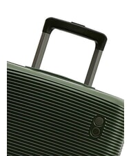 ECHOLAC ULTIMA Erweiterbarer Hartschalen-Trolley tiefes Olivgr&uuml;n - Handgep&auml;ck - 7