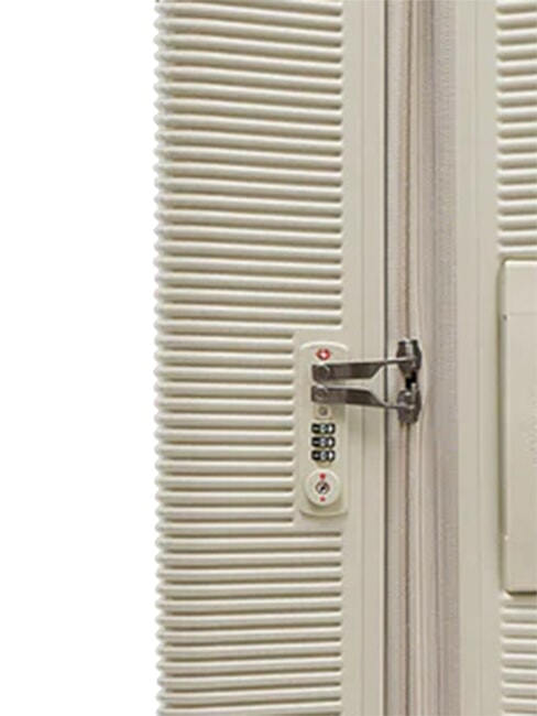 ULTIMA Gro&szlig;er, stabiler, ausziehbarer Wagen Beige - Harte Trolleys