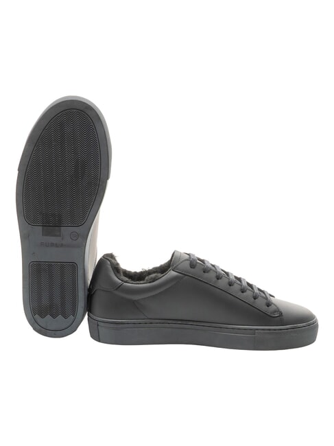 NICE  Ledersneakers Schwarz - Damenschuhe