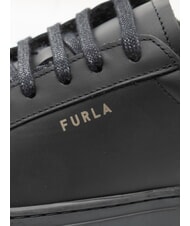 FURLA CAMPIONARIO - NICE  Ledersneakers Schwarz - Damenschuhe - 3