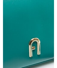 FURLA CAMPIONARIO - DIAMANTE Mini-Schultertasche Smaragd - Damentaschen - 5