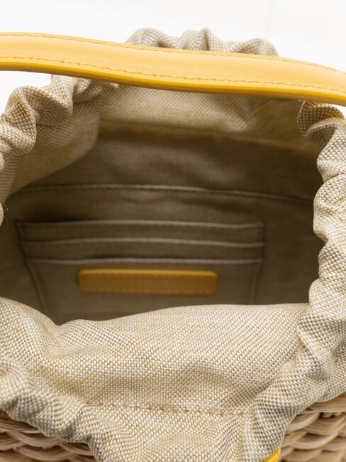 CAMPIONARIO - VIOLETTA  Mini-Handtasche mit Schulterriemen natural+cream - Damentaschen