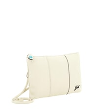 GABS BEYONCE Mittelgro&szlig;e Lederclutch mit Schulterriemen Creme - Damentaschen - 3