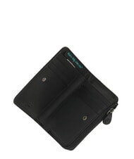 GABS GMONEY57 Ledergeldb&ouml;rse mit Rei&szlig;verschluss Schwarz - Brieftaschen Damen - 4