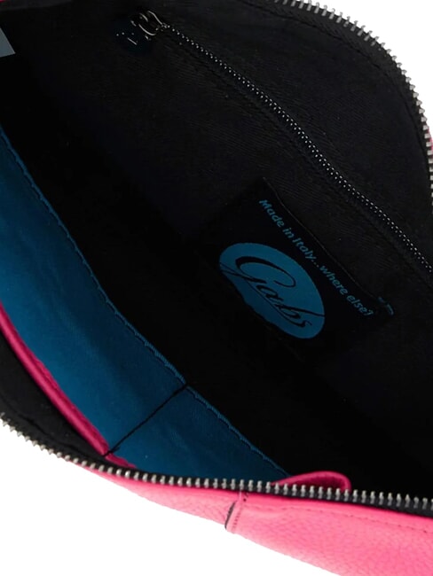 BEYONCE Mittelgro&szlig;e Lederclutch mit Schulterriemen Begonie - Damentaschen