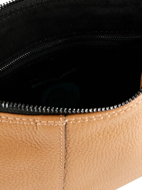 BEYONCE Mittelgro&szlig;e Lederclutch mit Schulterriemen G&auml;mse - Damentaschen